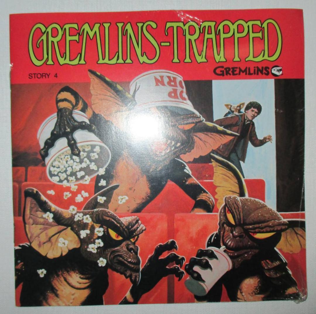 グレムリン　ヴィンテージ シングル レコード　絵本　80年代　ギズモ　モグワイ