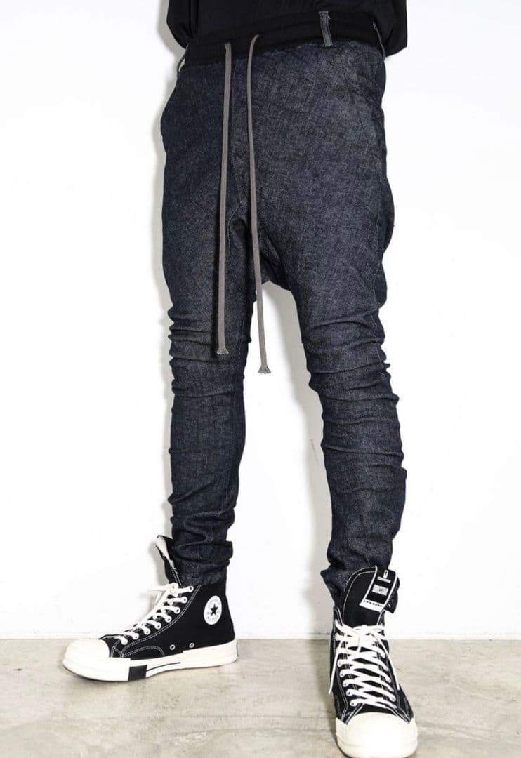 A.F ARTEFACT／ストレッチデニムサルエルスキニー