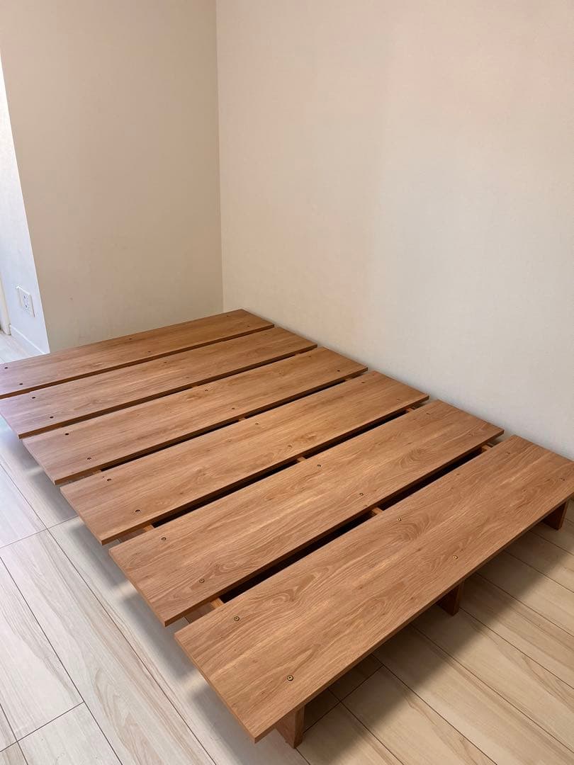 【しゃけさん専用】【LOWYA】セミダブルベッドフレーム 2/11まで