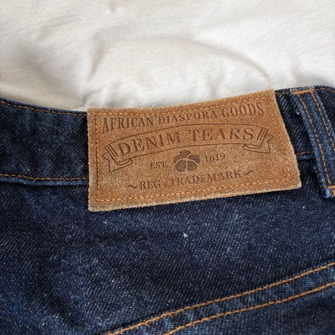 パンツ DENIM TEARS Cotton Wreath Short Denim L