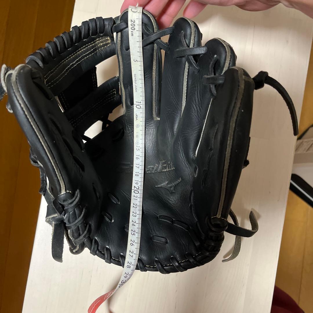Mizuno 硬式野球グローブ 黒　グローバルエリート