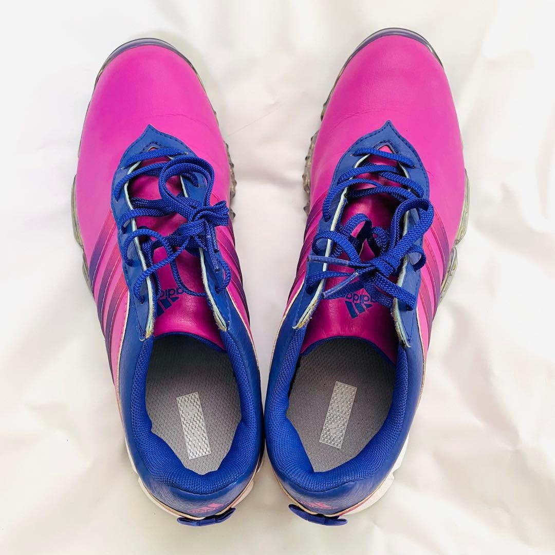 【早い者勝ち】ADIDAS GOLF ゴルフスパイクシューズ 25.0cm 本革