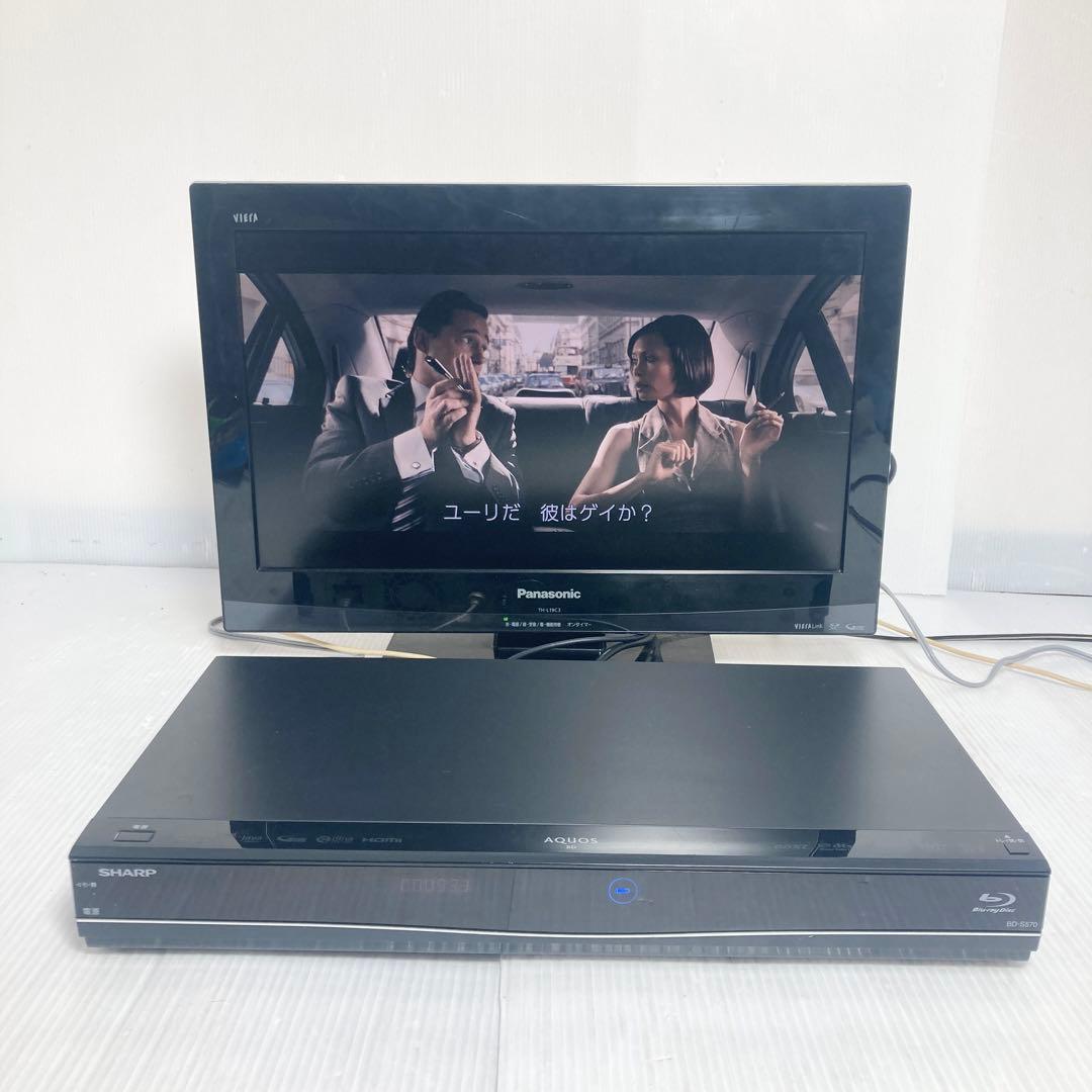 極美品 シャープ ブルーレイレコーダー BD-S570 2015年製 500GB