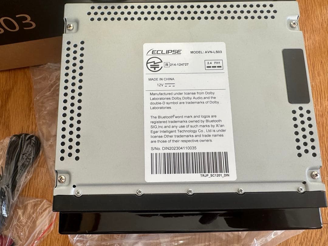 美品！ エクリプス AVN-LS03 カーナビ DVD/Bluetooth対応