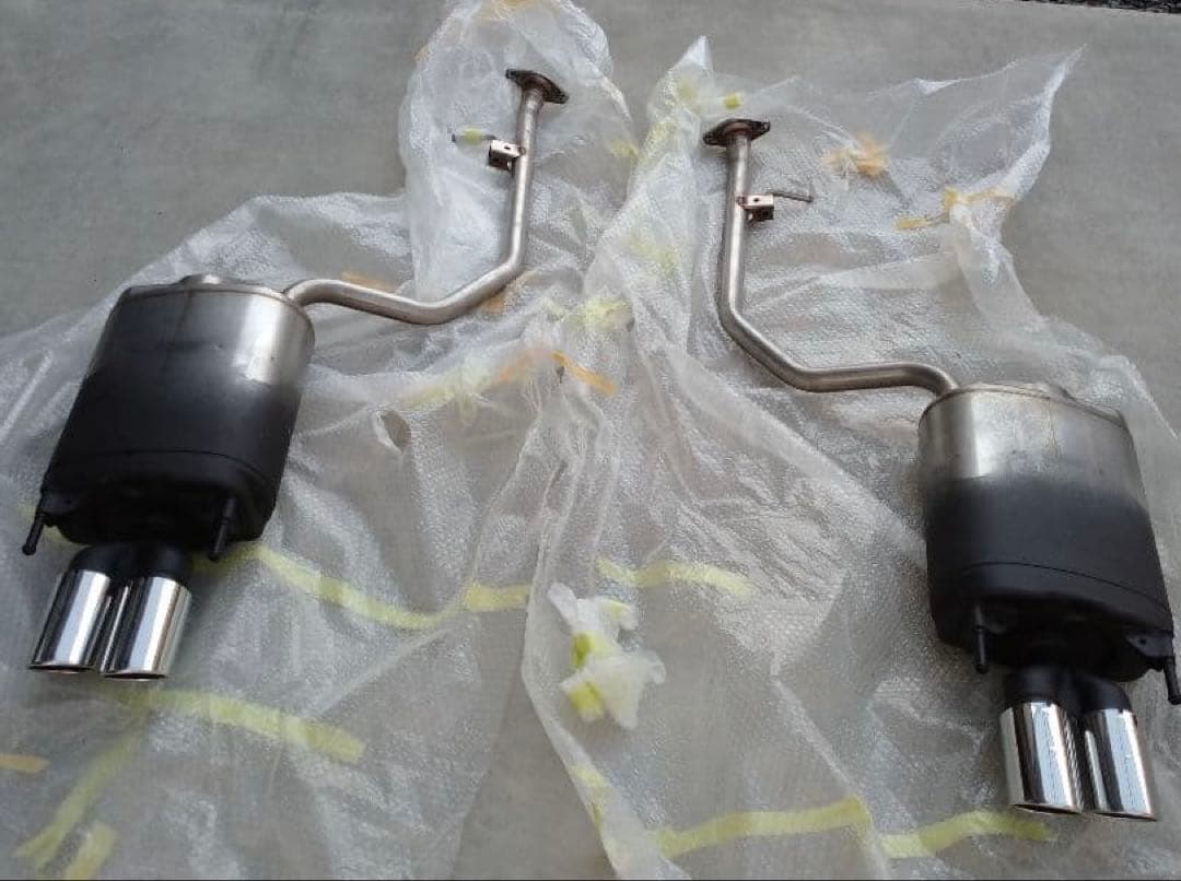 220系クラウン　後期　RSアドバンス　純正マフラー左右セット