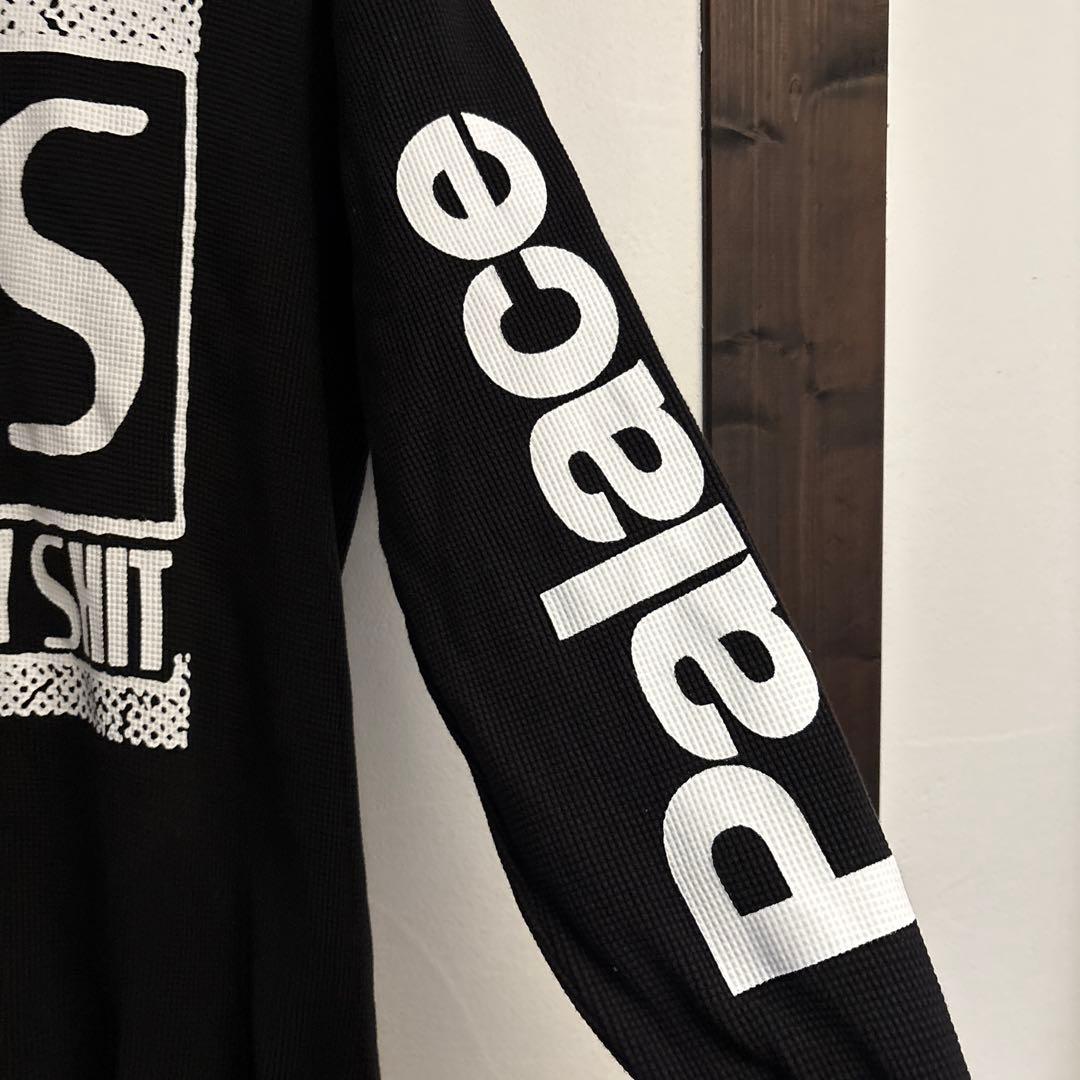 Palace VHSロゴ 長袖カットソー 黒