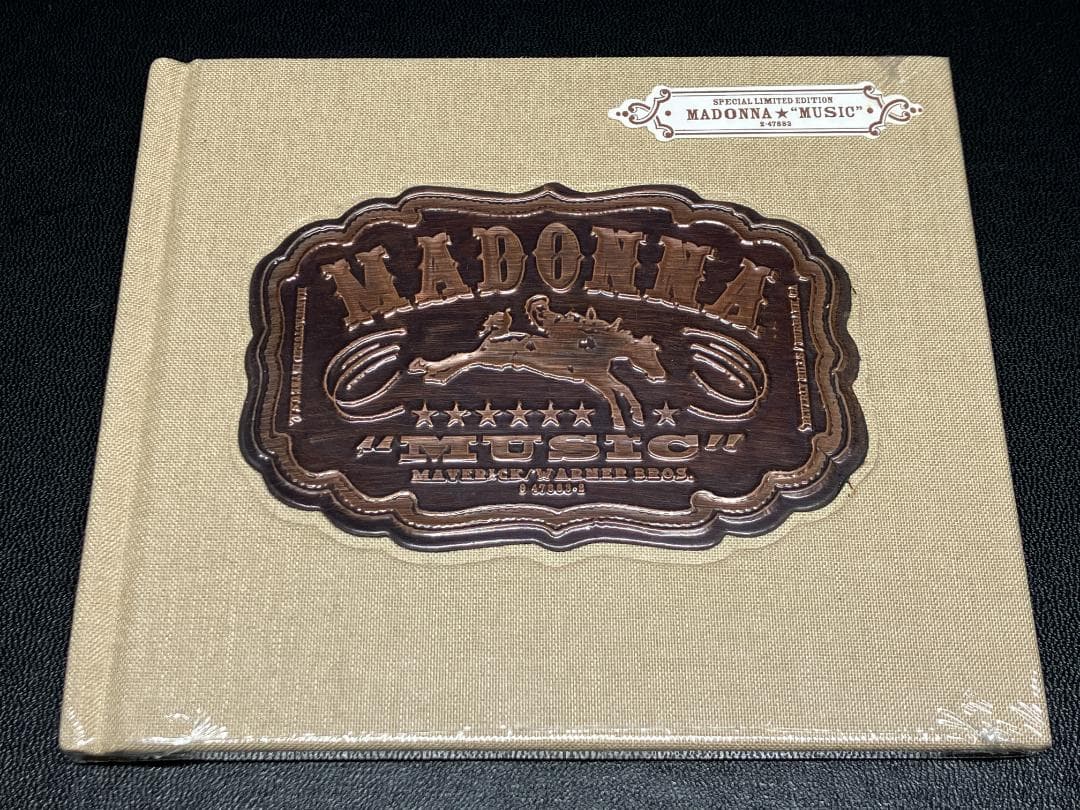 新品未開封 マドンナ ミュージック 限定盤 布表紙ジャケット ベージュ仕様