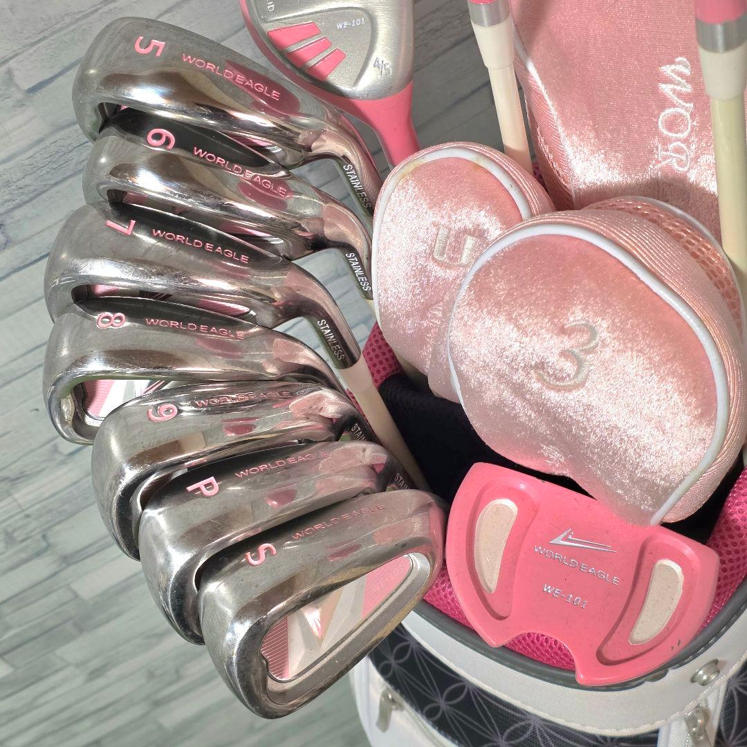 キャロウェイ ソレイル キャディバッグ付き ゴルフクラブ レディースセット 右