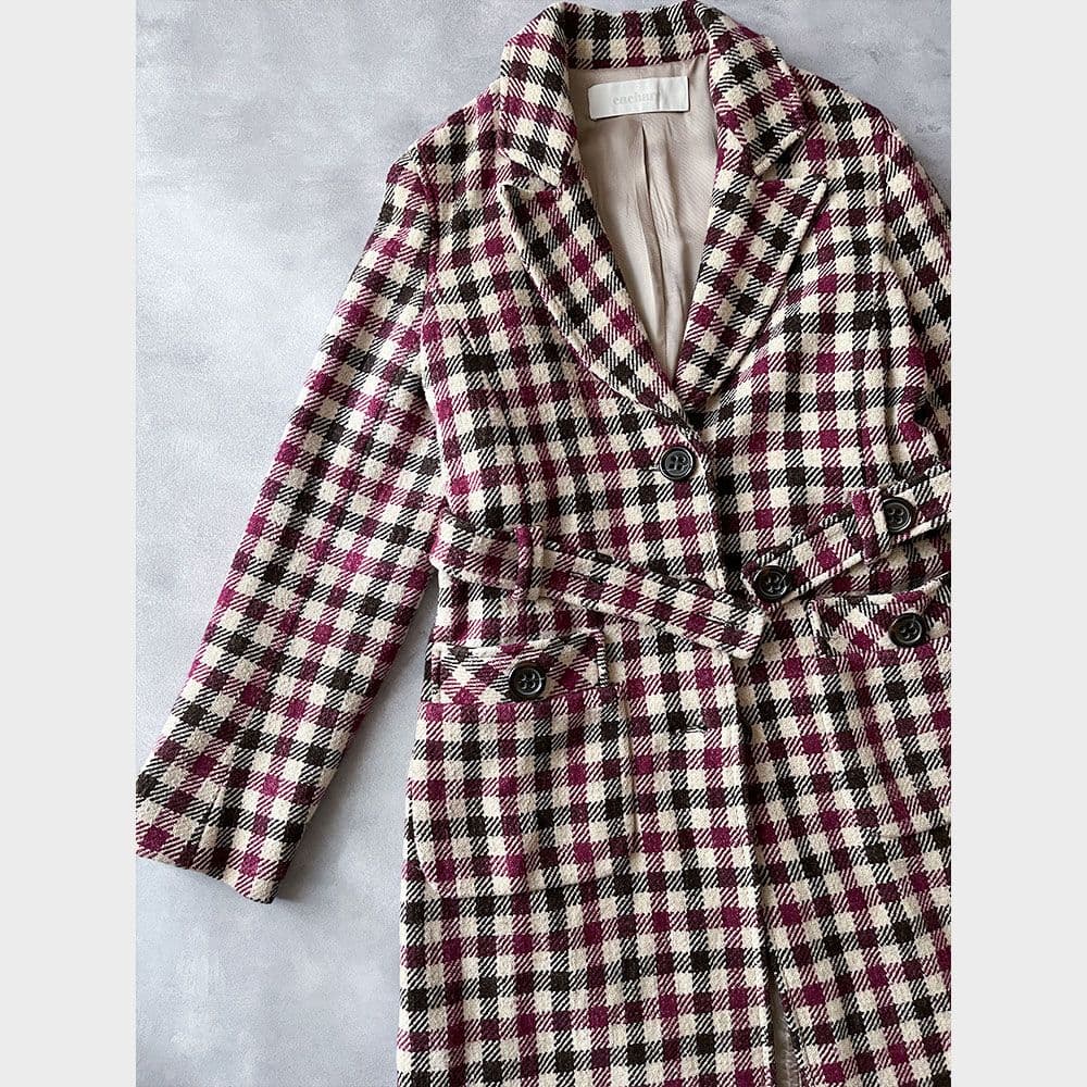 【りるるさま】キャシャレル カシミヤ ウール コート A1