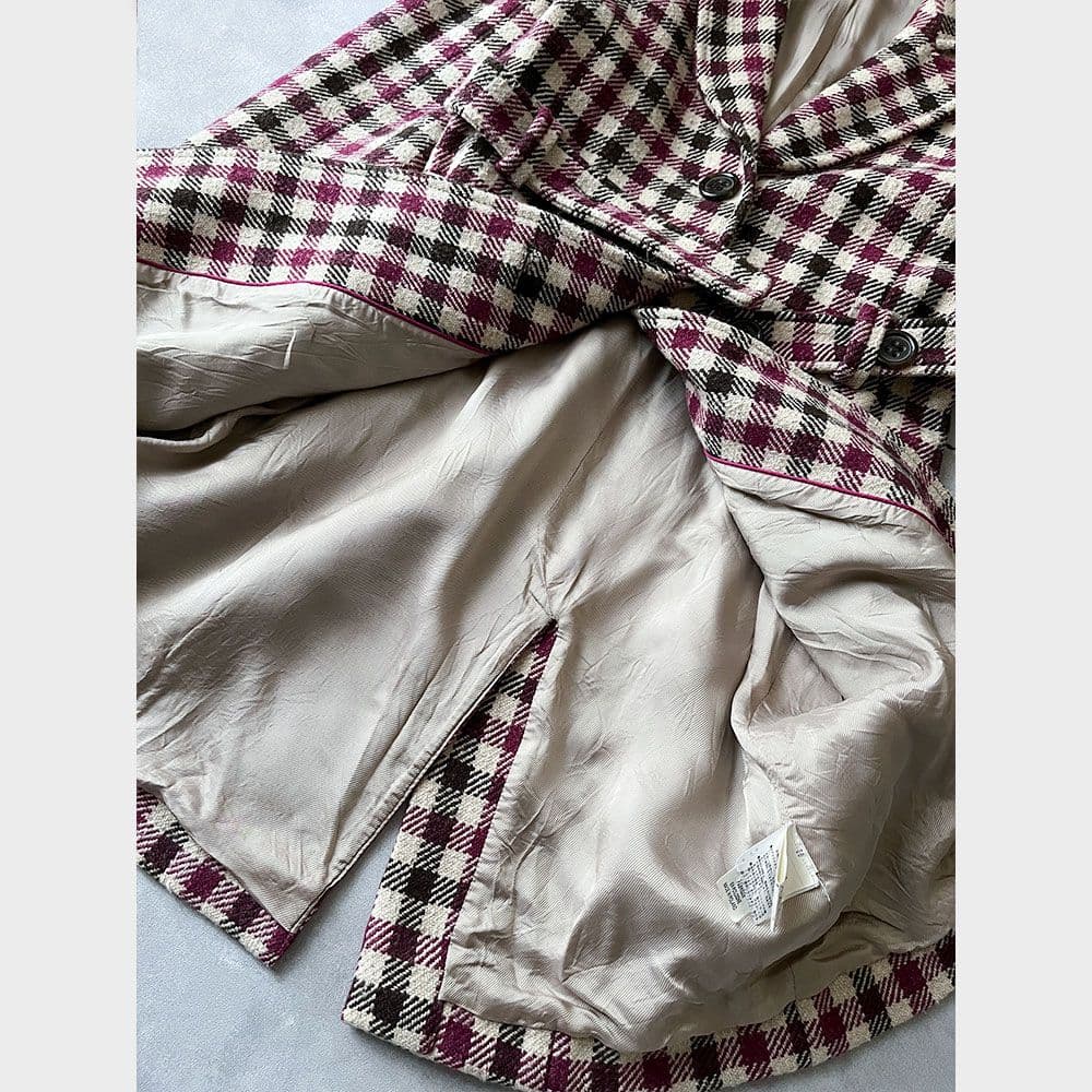 【りるるさま】キャシャレル カシミヤ ウール コート A1