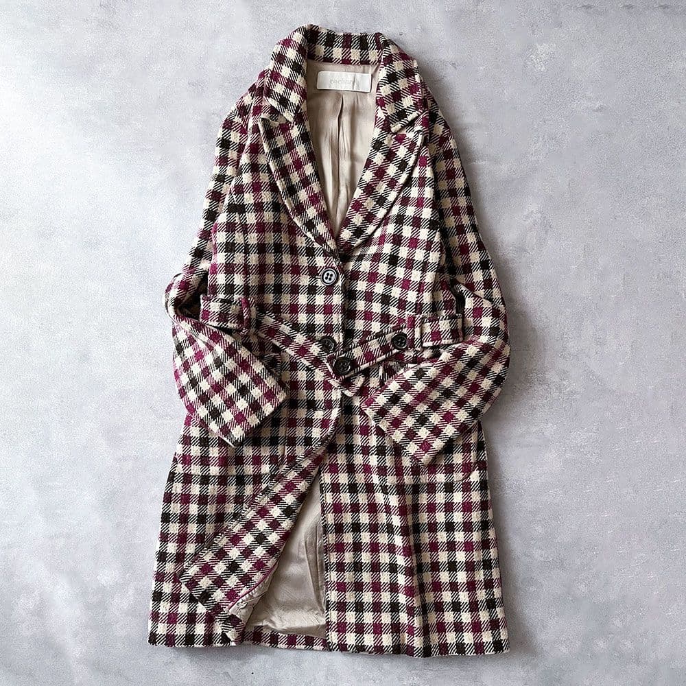 【りるるさま】キャシャレル カシミヤ ウール コート A1