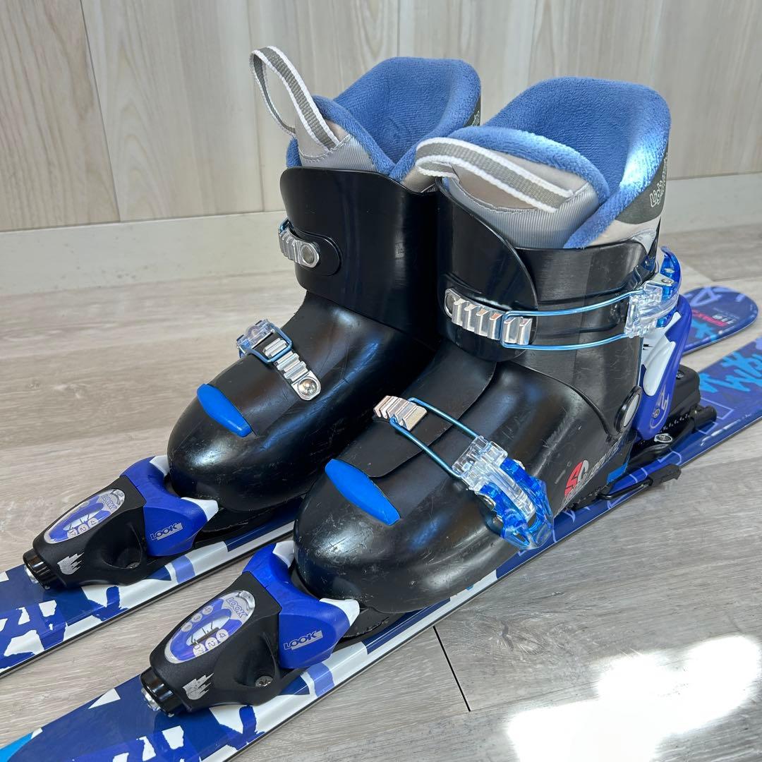 【キッズスキー】カザマ スキーセット 116cm ブーツ 23.0cm デビュー