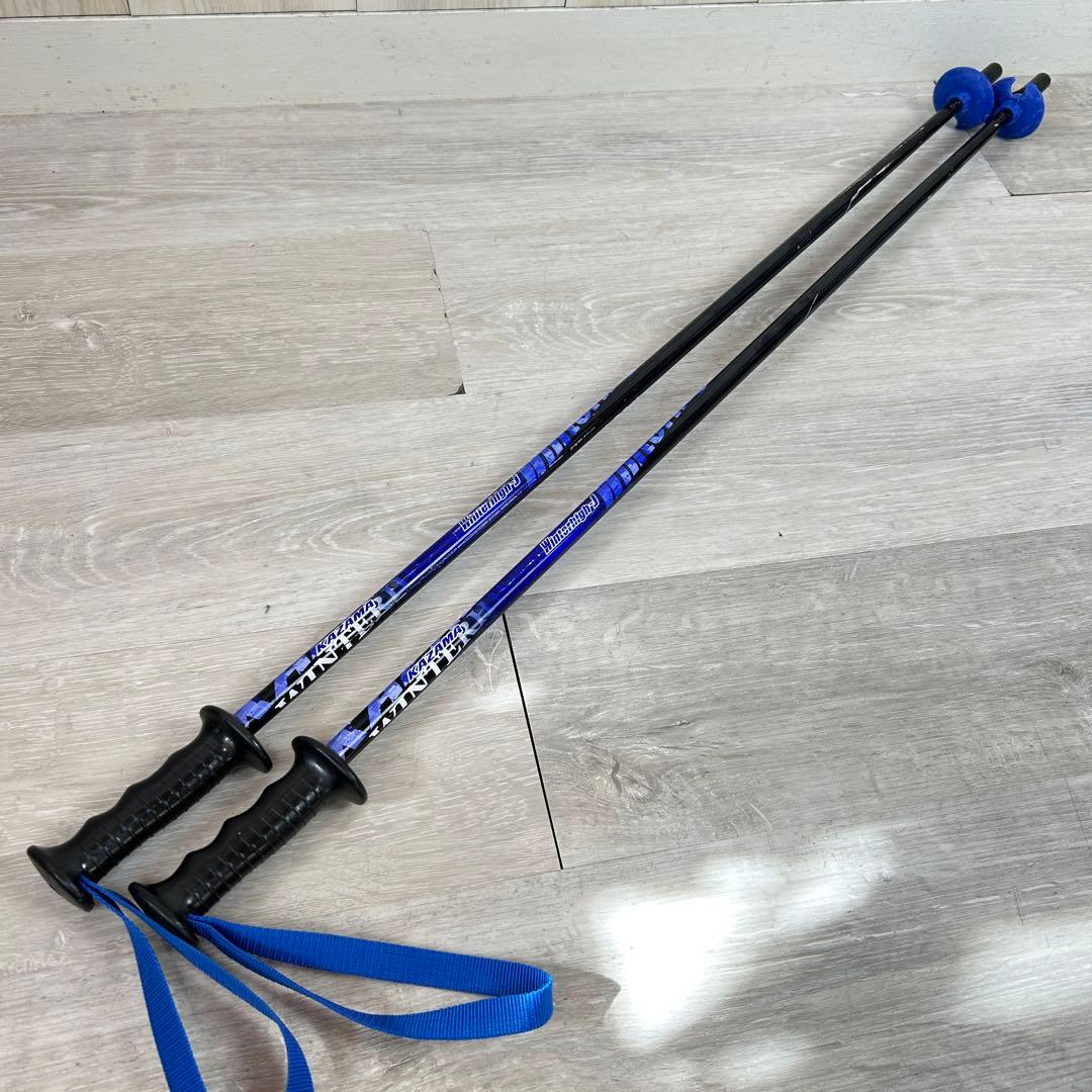 【キッズスキー】カザマ スキーセット 116cm ブーツ 23.0cm デビュー