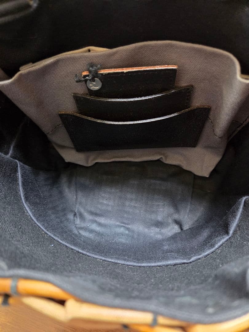 エバゴス　ebagos ブライドルレザー紅藤カゴバック