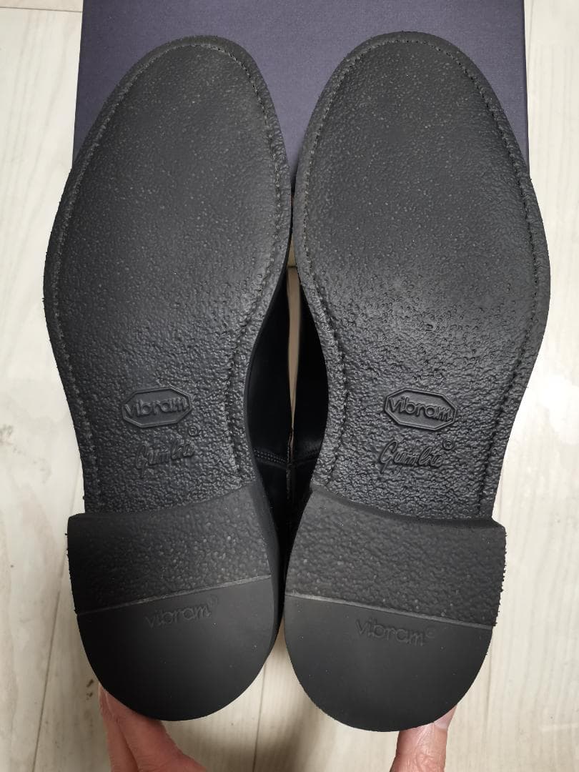 Berwick1707 サイドゴアブーツ 632ROMLBK ブラック UK8