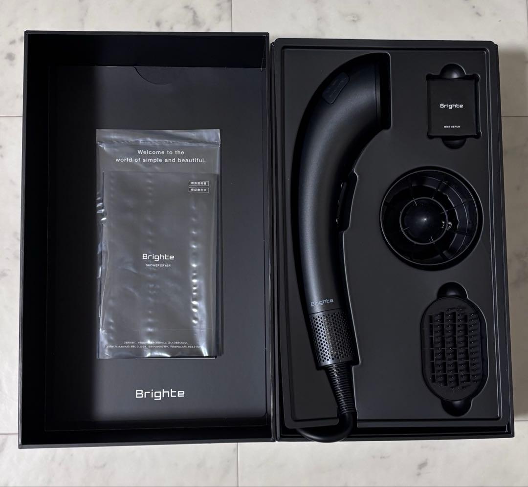 Brighte SHOWER DRYER ブラック