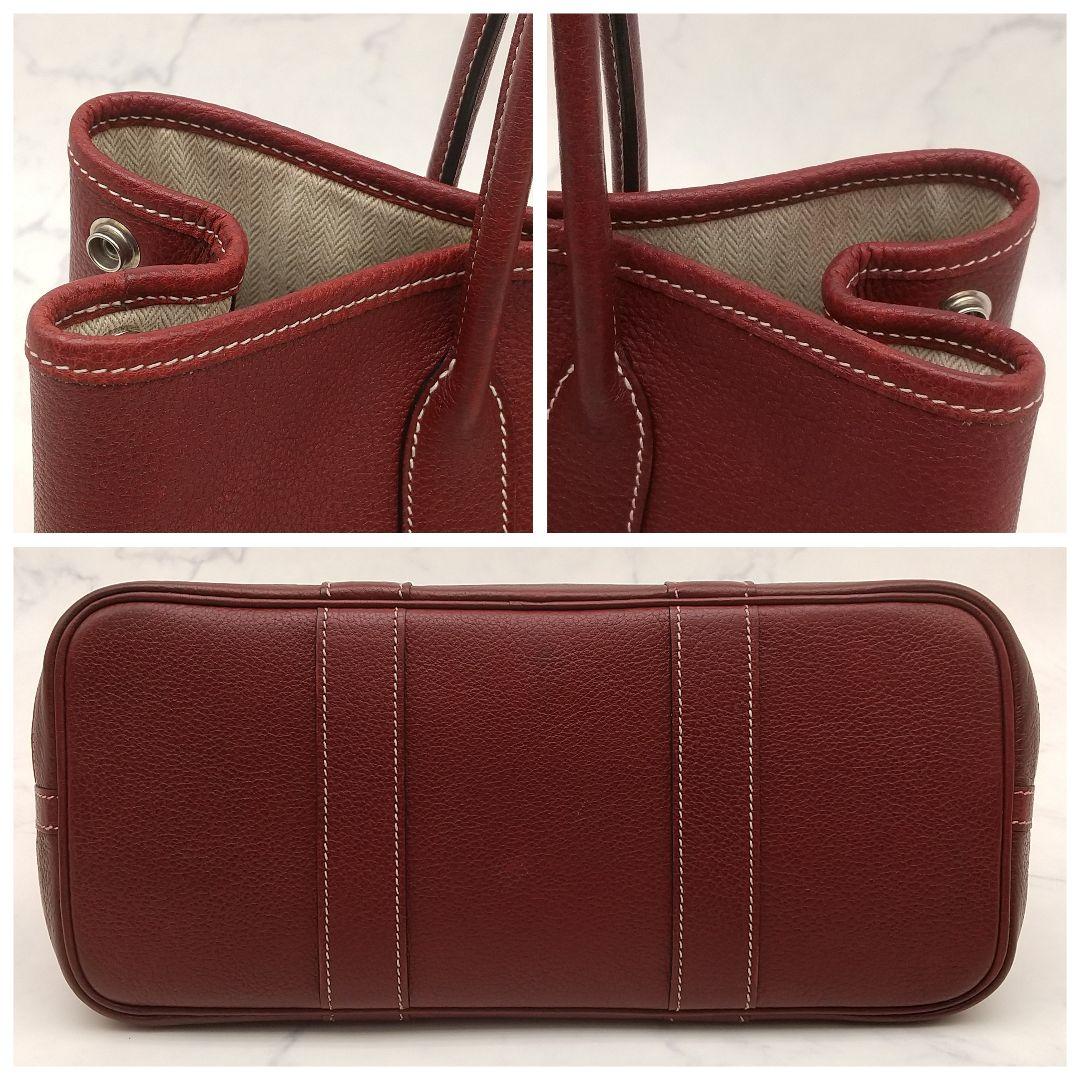 エルメス　ガーデンパーティ　TPM　ネゴンダ　ルージュアッシュ レッド系　□K