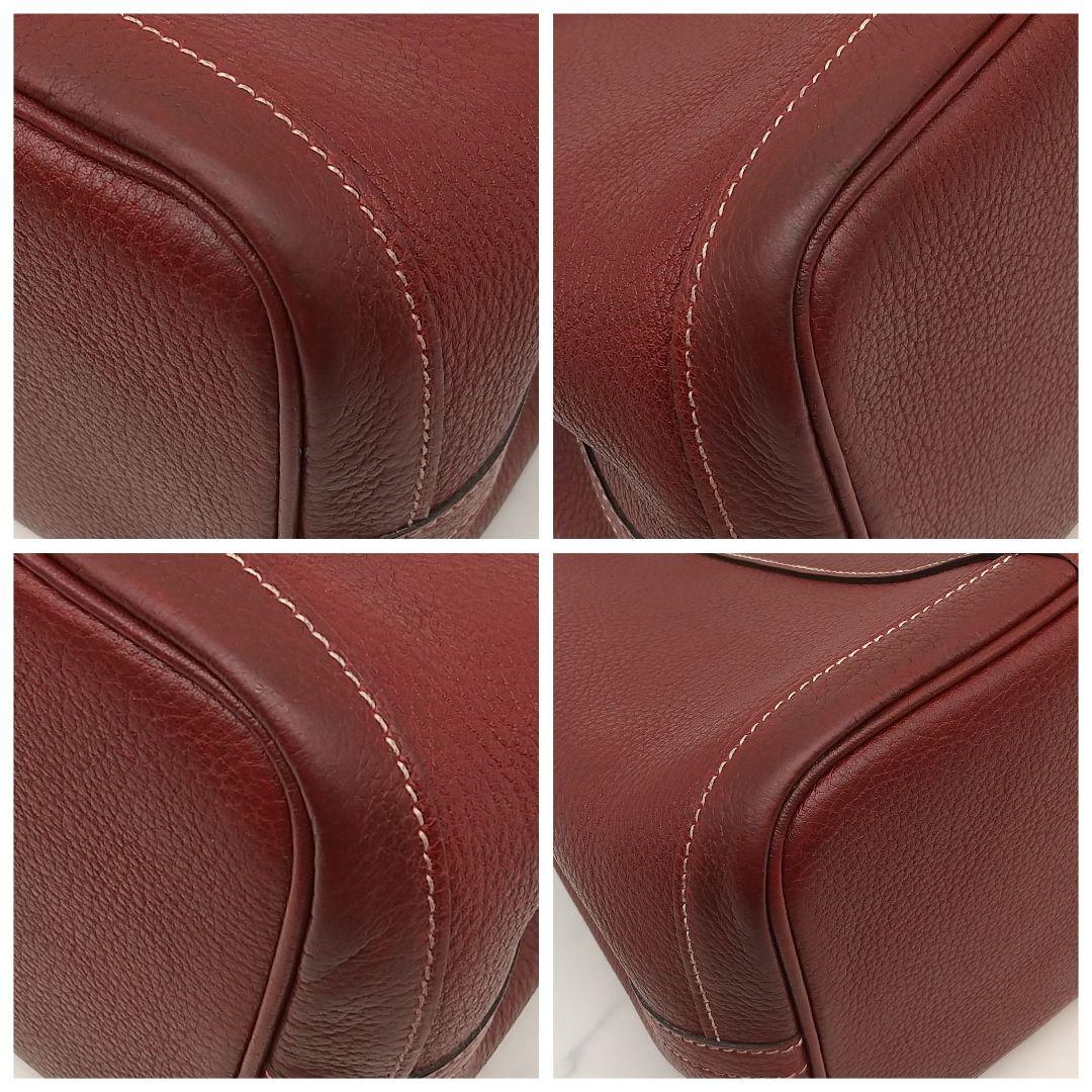 エルメス　ガーデンパーティ　TPM　ネゴンダ　ルージュアッシュ レッド系　□K