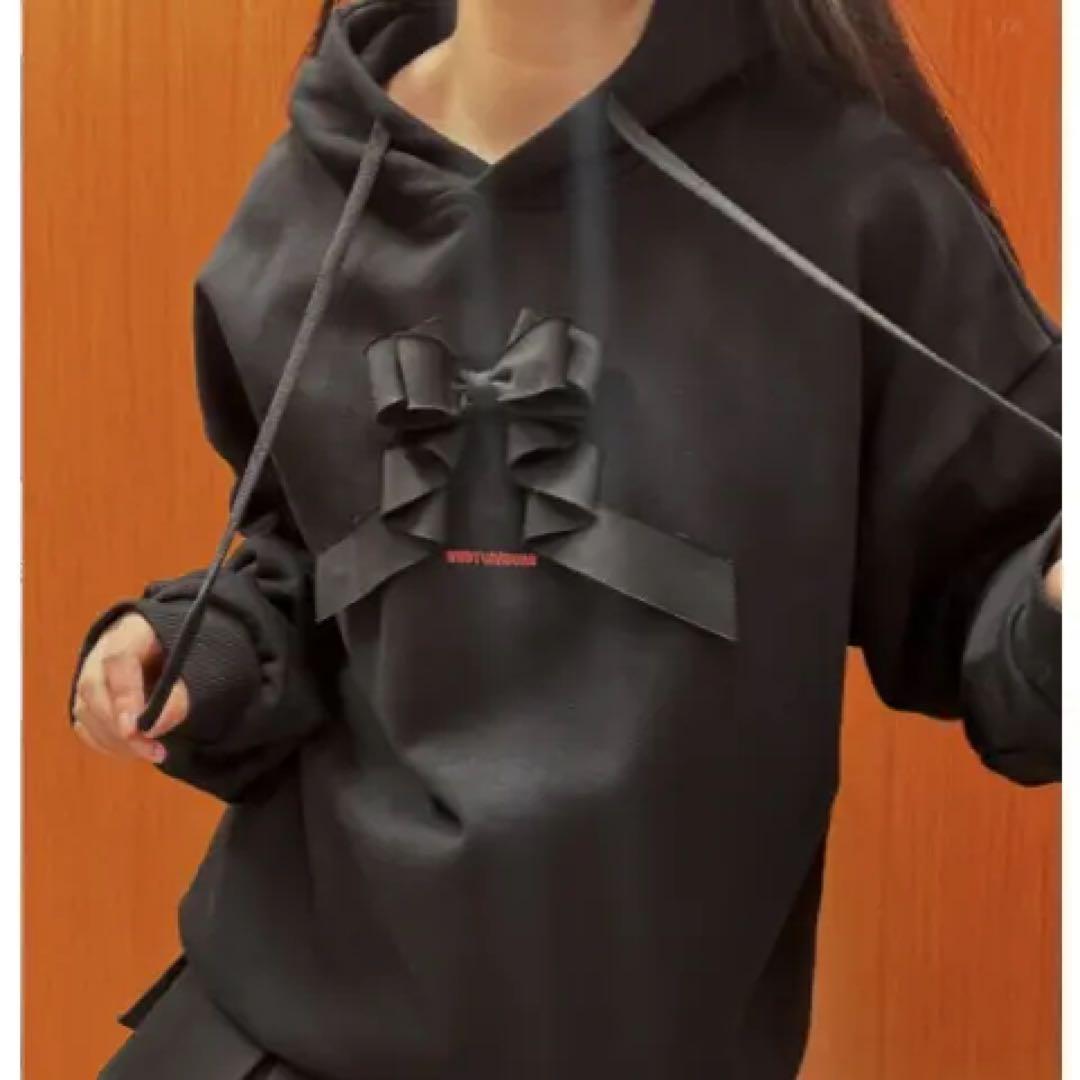 shushutong シュシュトン リボン スウェット