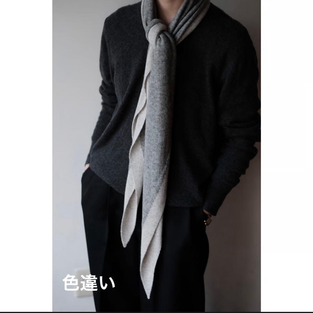 ansnam Stingray Scarf カシミヤ×シルク
