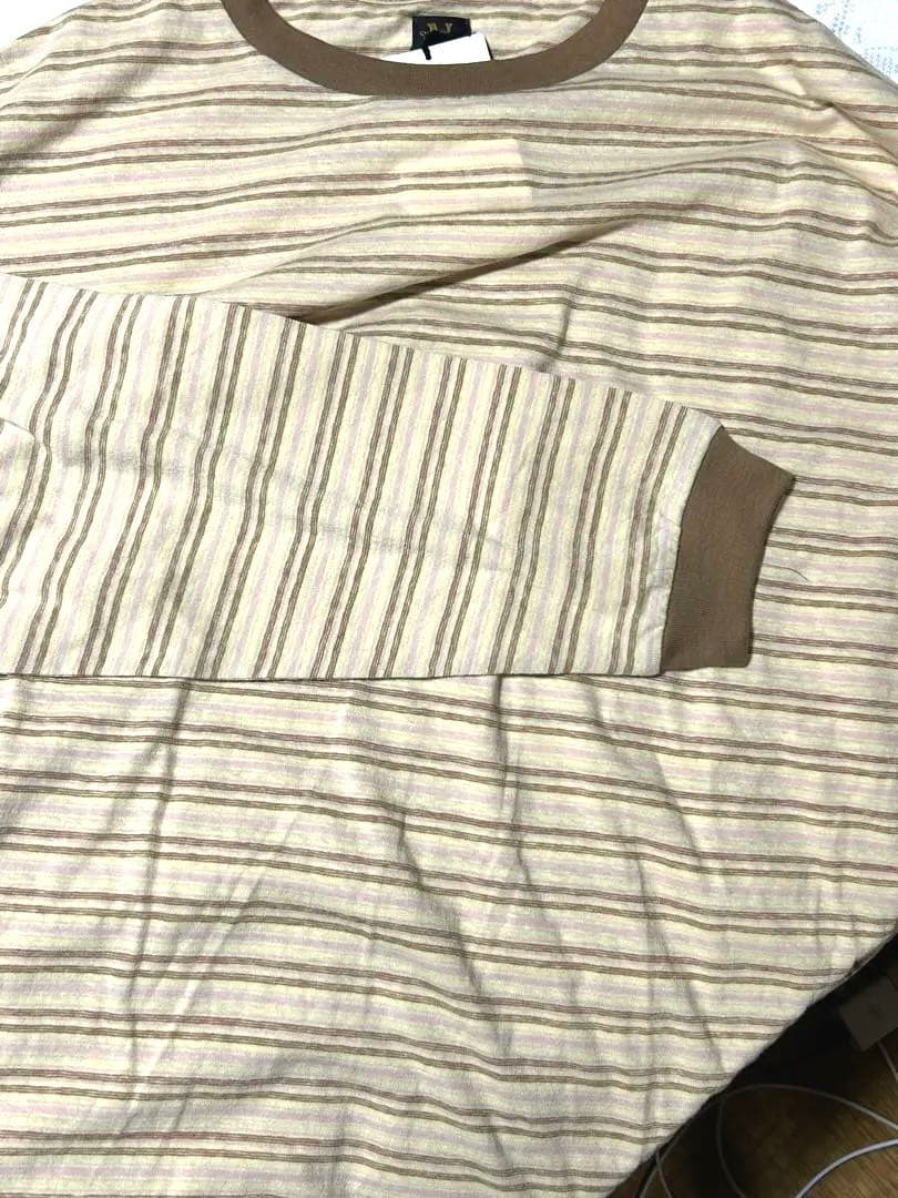 新品未使用 BATONER HAND DRAWING BORDER LONG T