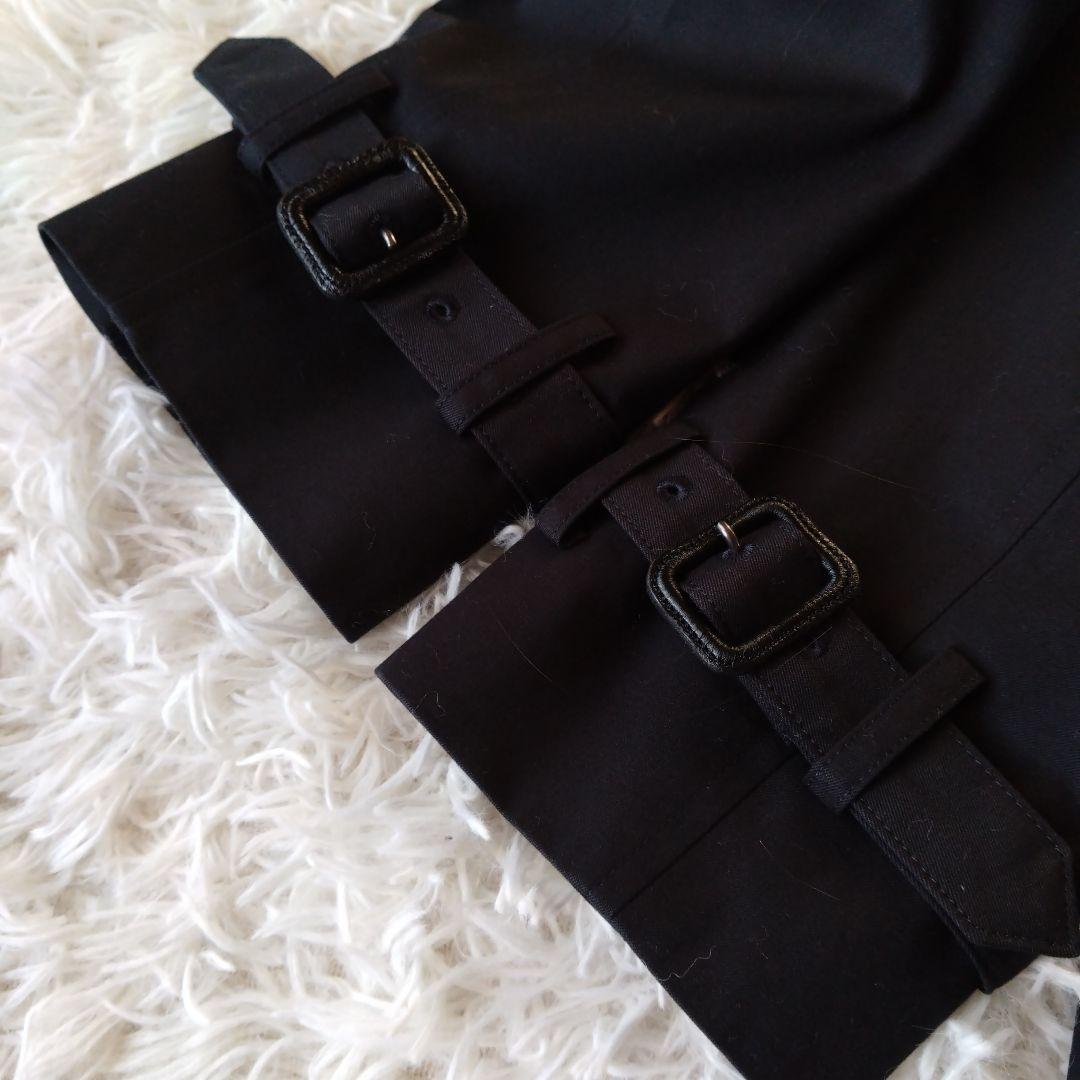 希少・美品✨【HYKE】ハイク 　　　ブラックトレンチコート ライナー付き