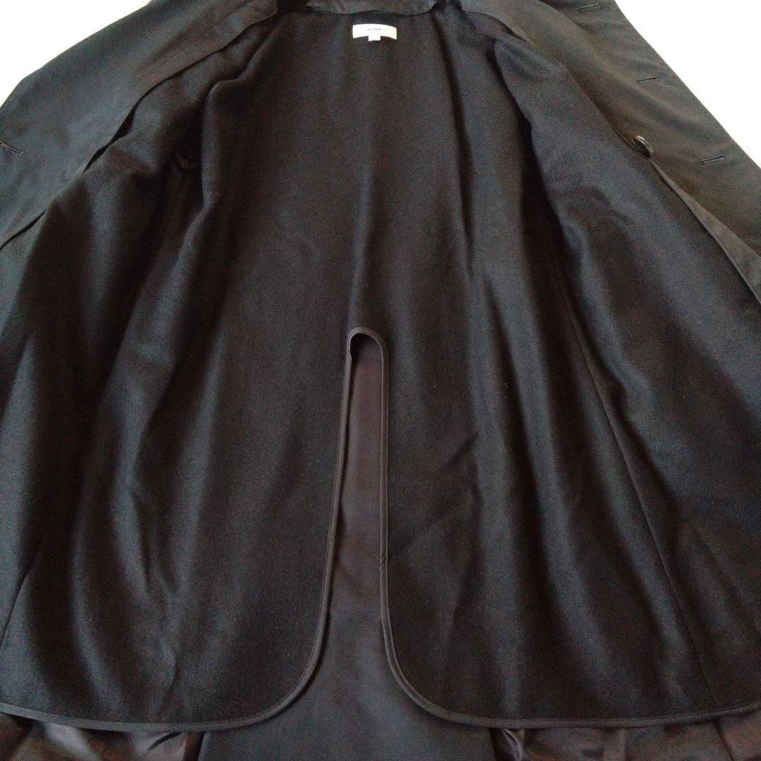 希少・美品✨【HYKE】ハイク 　　　ブラックトレンチコート ライナー付き