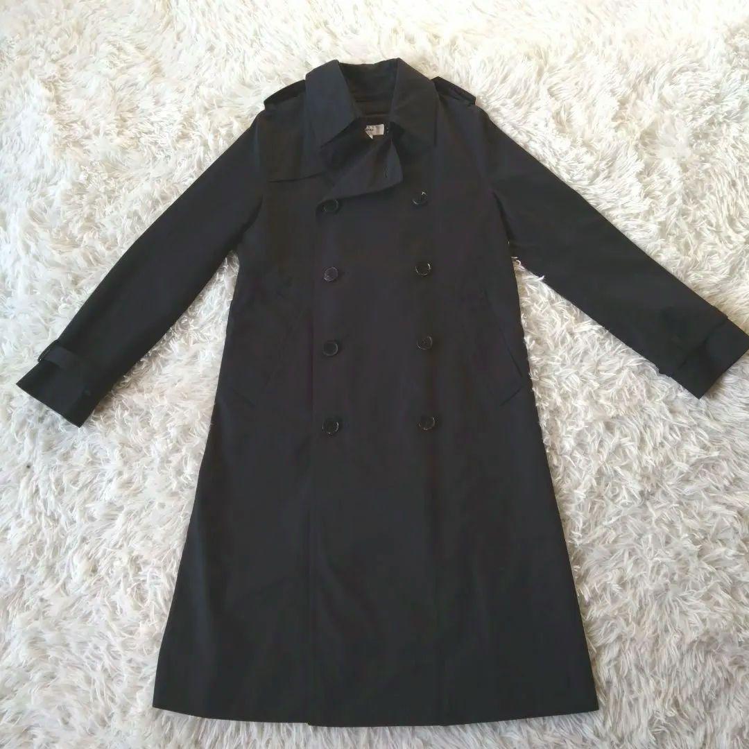 希少・美品✨【HYKE】ハイク 　　　ブラックトレンチコート ライナー付き