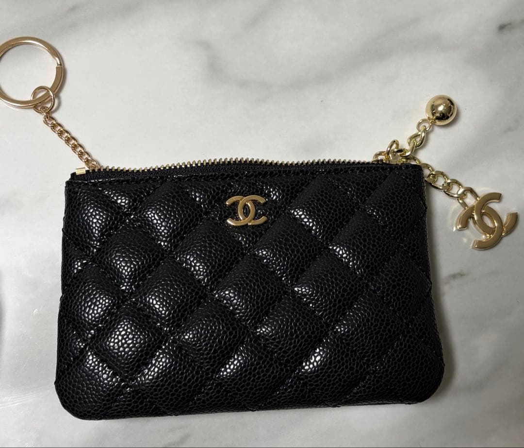 CHANEL ケース・カードケース キーリング　付き