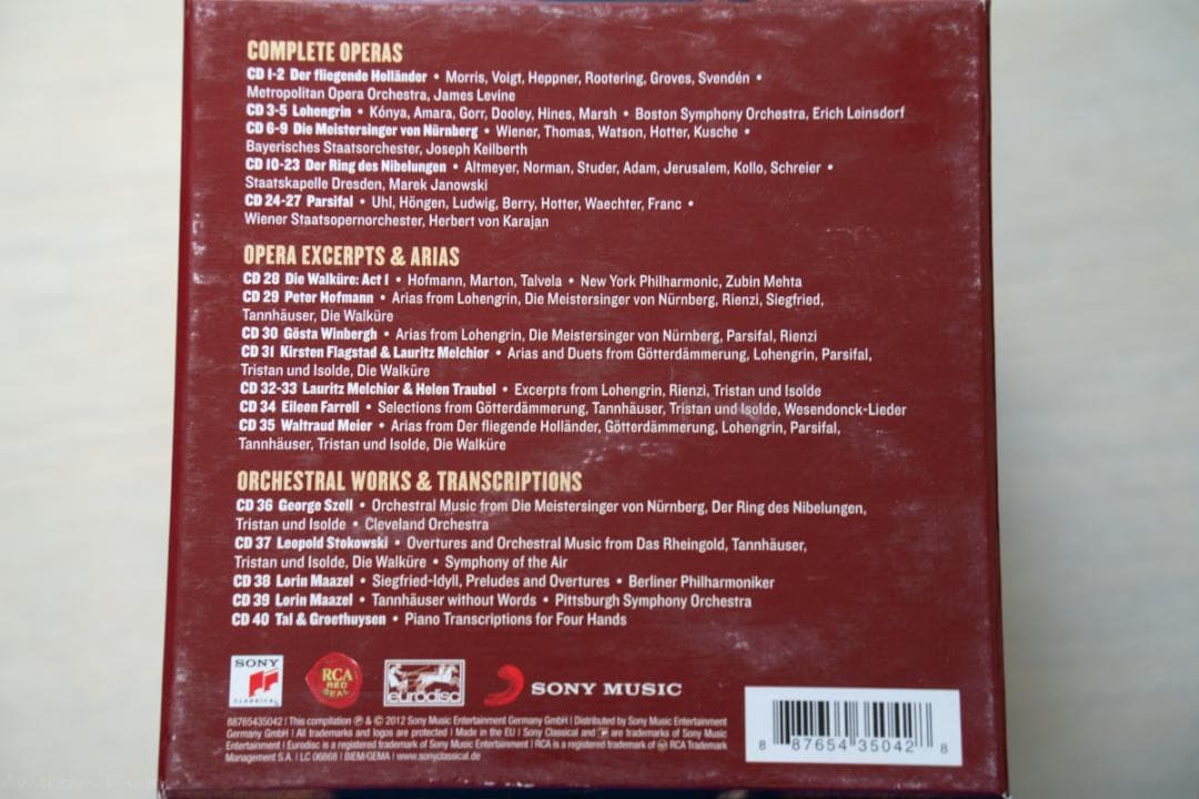 クラシック Richard Wagner -Great Recordings 40CD