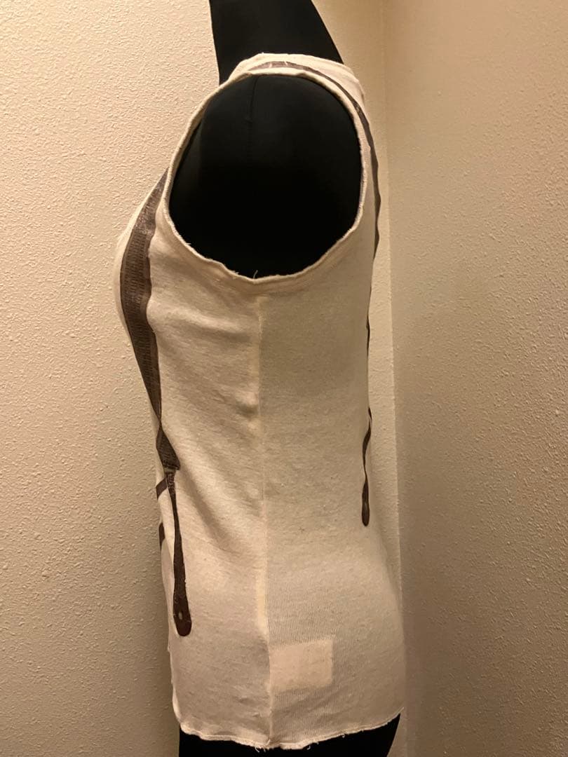 美品値下げ☆シェアスピリット☆サスペンダー デザインベージュタンクトップ