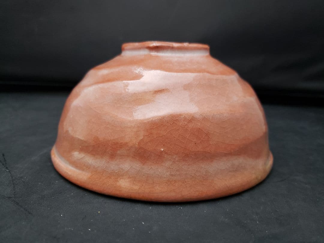 嶋台茶碗　松楽作　金色　銀色　茶碗