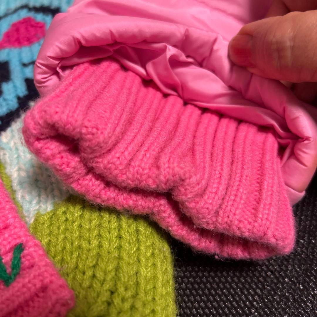 エンジェルブルー ニットブルゾン ジャケットM150