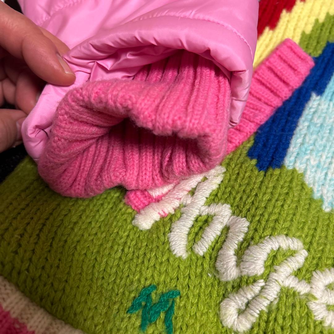 エンジェルブルー ニットブルゾン ジャケットM150