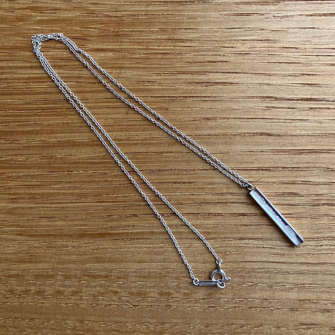 ジ*可様 TIFFANY&Co 1837 バーチャーム ネックレス シルバー