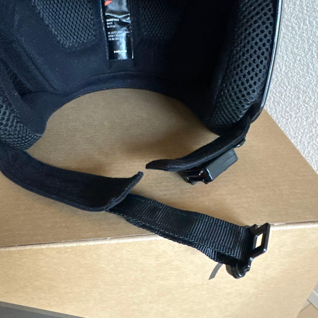 HEAD スキーヘルメット　DOWNFORCE Mサイズ　ホワイト
