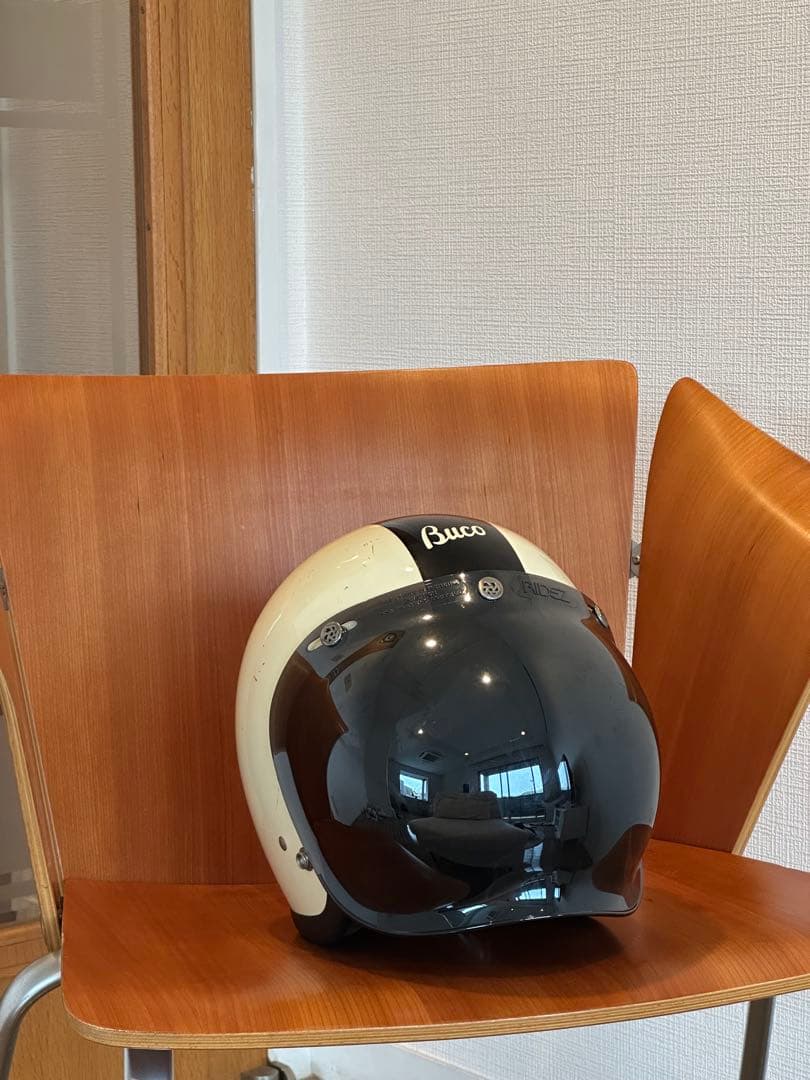 Buco.ジェットヘルメット 56-58 RIDEZ シールド付き おまけつき