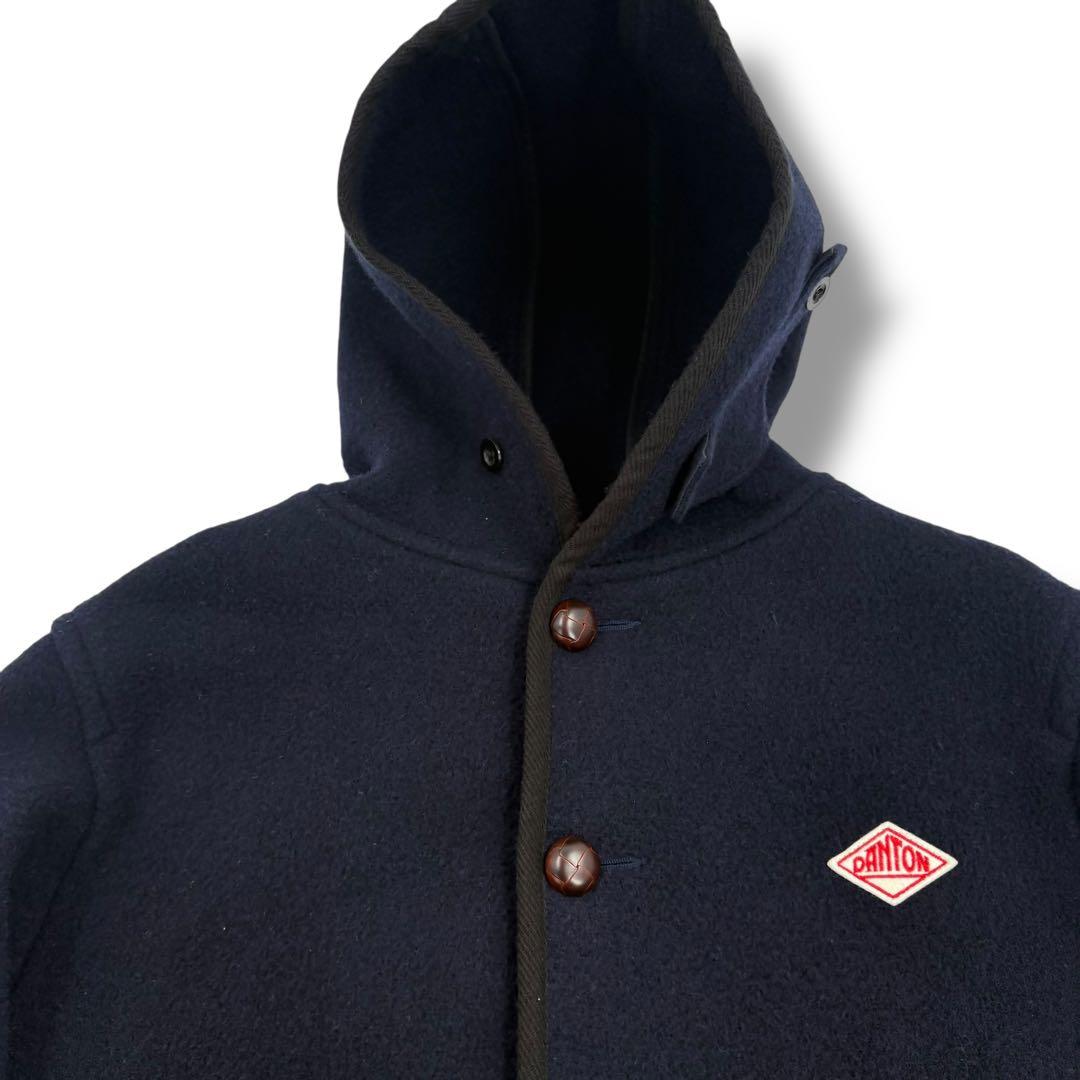 DANTON ダントン ウールモッサ シングルフードジャケット Lサイズ 597
