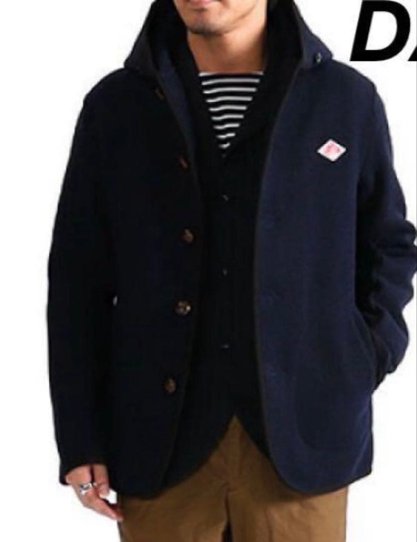 DANTON ダントン ウールモッサ シングルフードジャケット Lサイズ 597