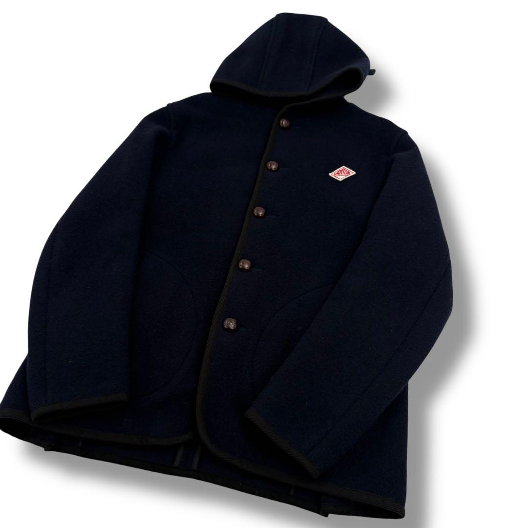 DANTON ダントン ウールモッサ シングルフードジャケット Lサイズ 597