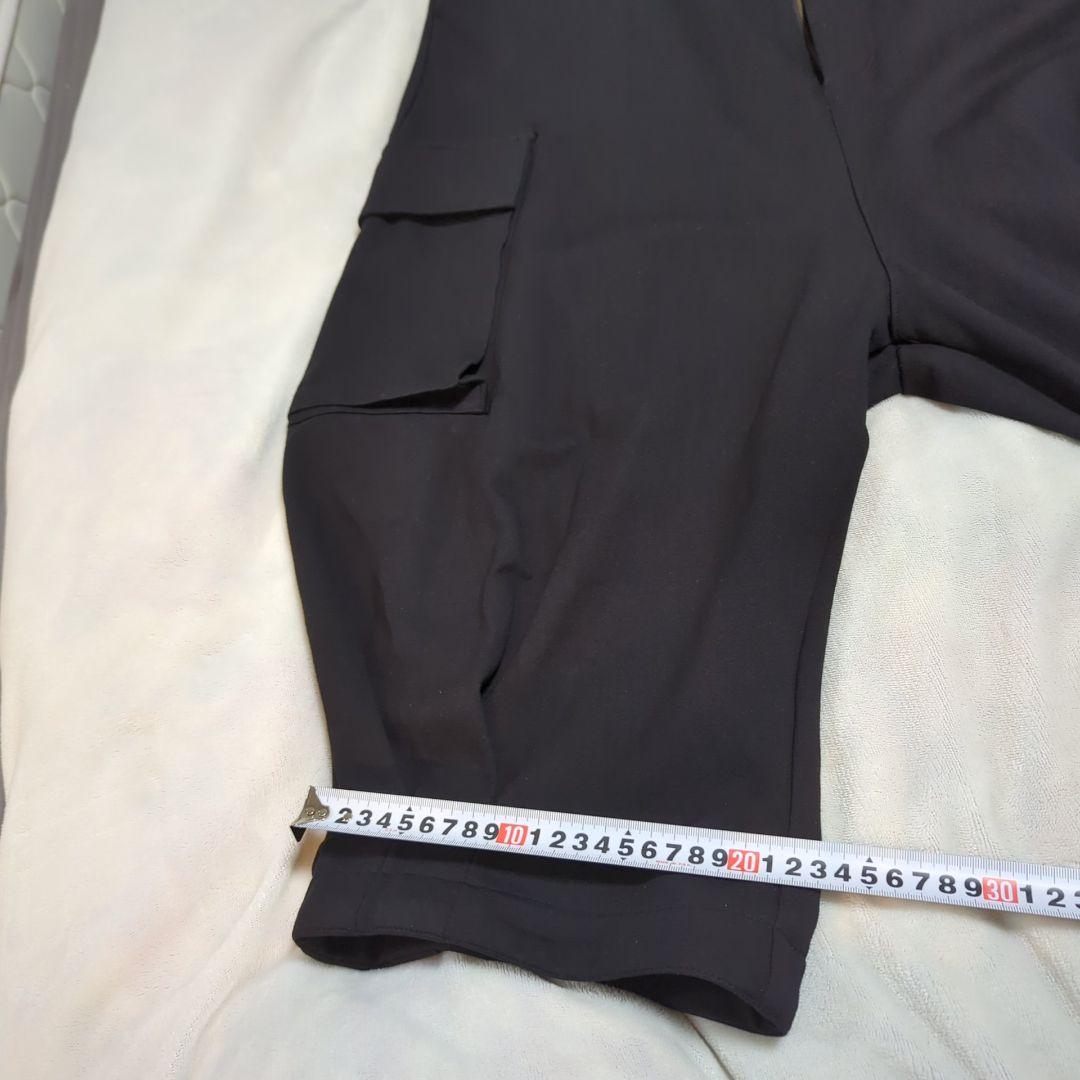 ！NDO様！！美品 23SS グラム クロップド サルエル カーゴ パンツ 黒