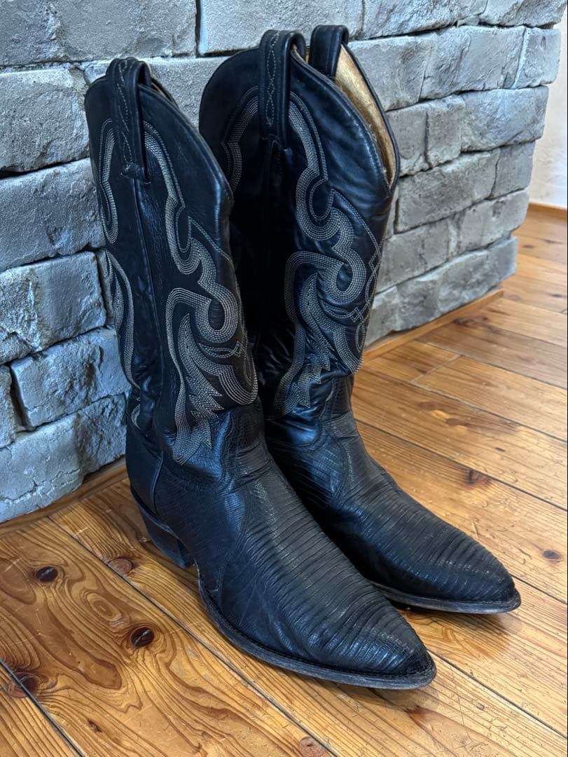 KKrrTONY LAMA ウエスタンブーツ リザード 85715 8H