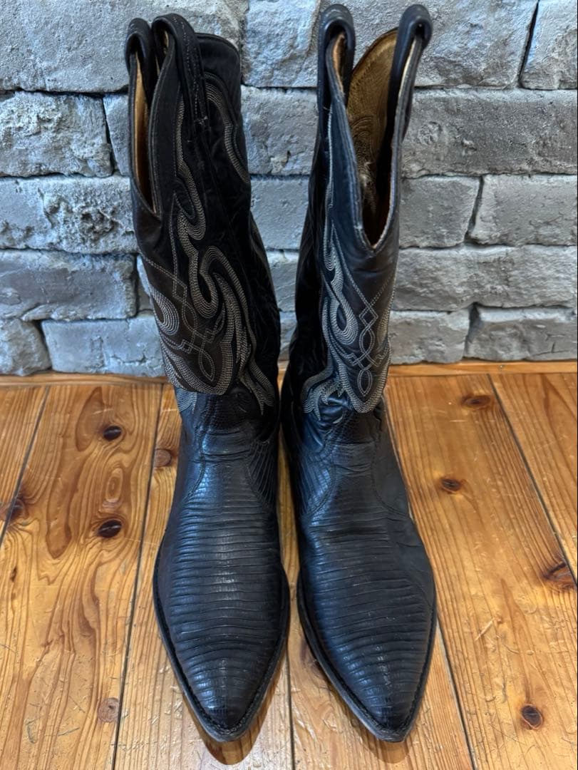 KKrrTONY LAMA ウエスタンブーツ リザード 85715 8H