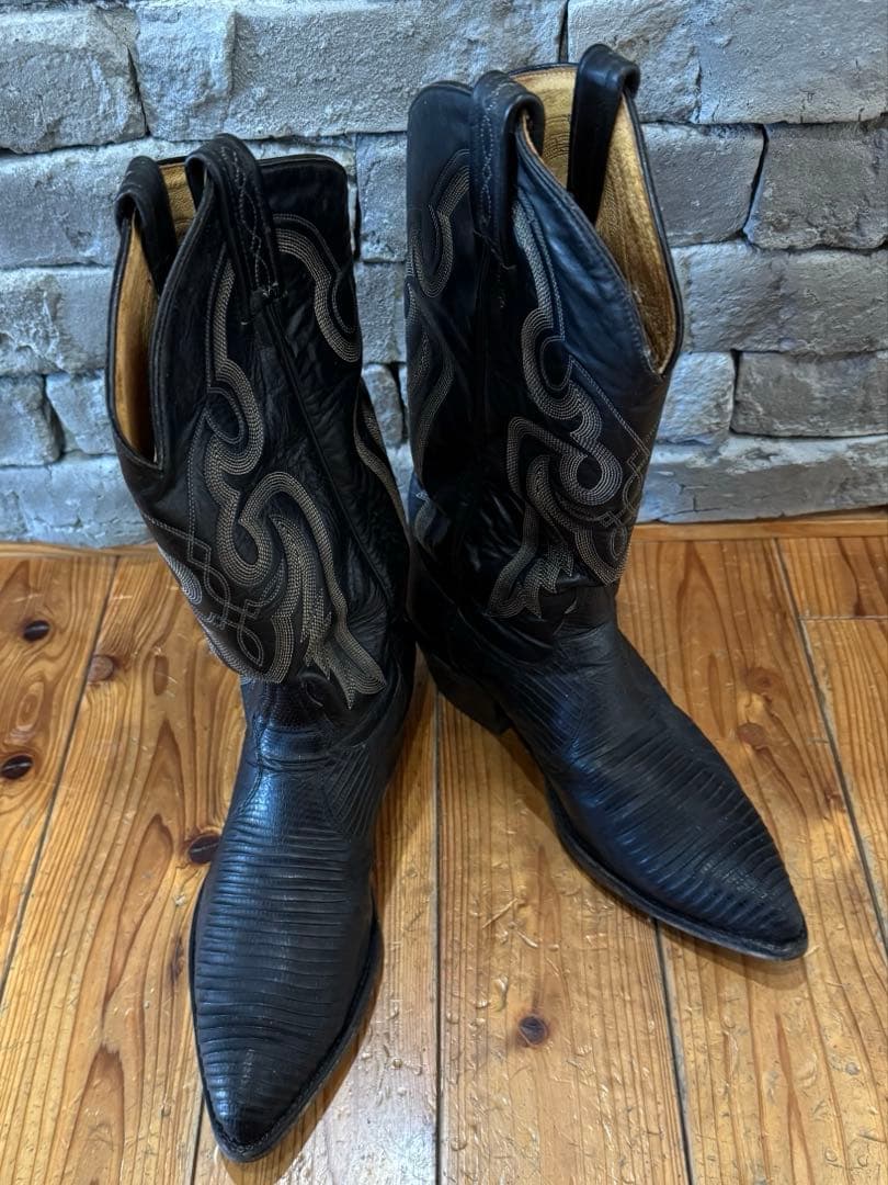 KKrrTONY LAMA ウエスタンブーツ リザード 85715 8H