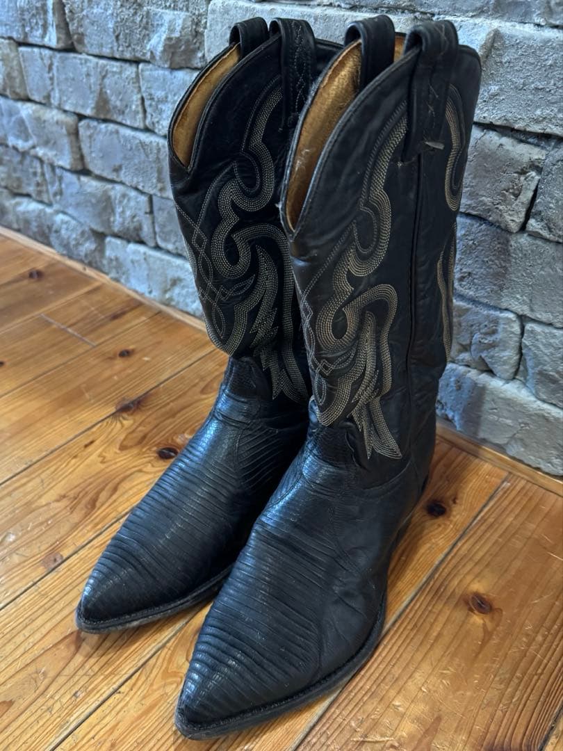 KKrrTONY LAMA ウエスタンブーツ リザード 85715 8H