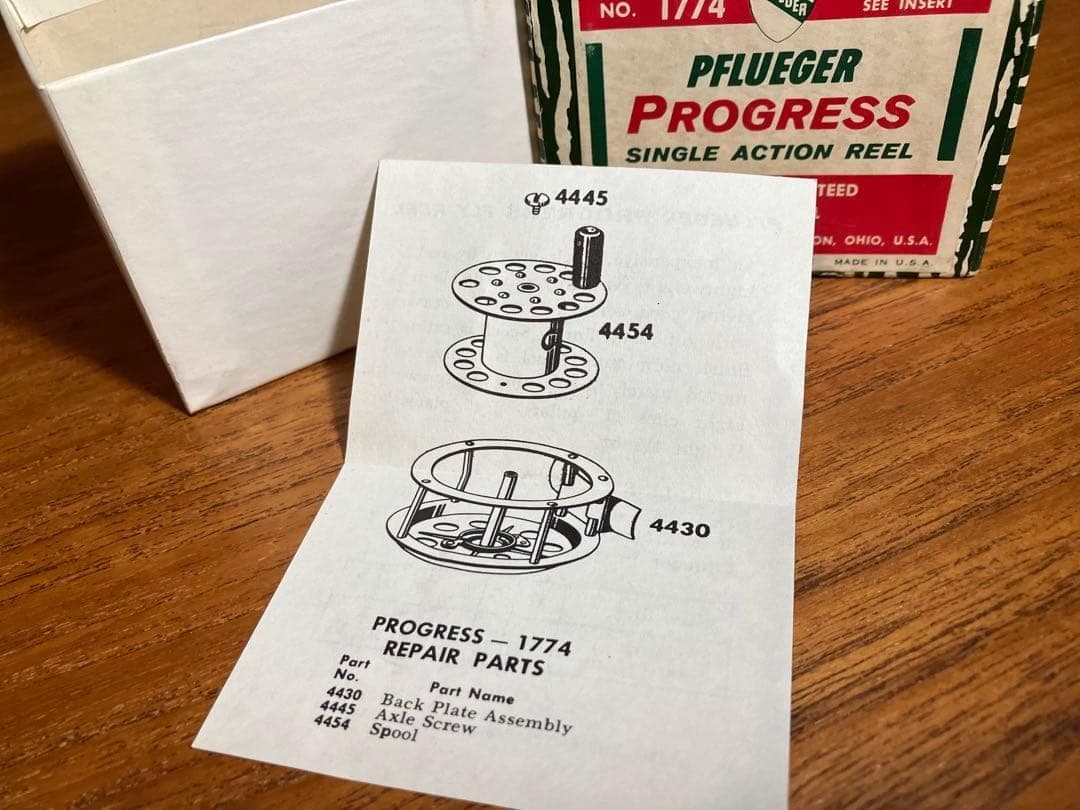 USA製　ヴィンテージ fly reel フライリール 箱付き レトロ