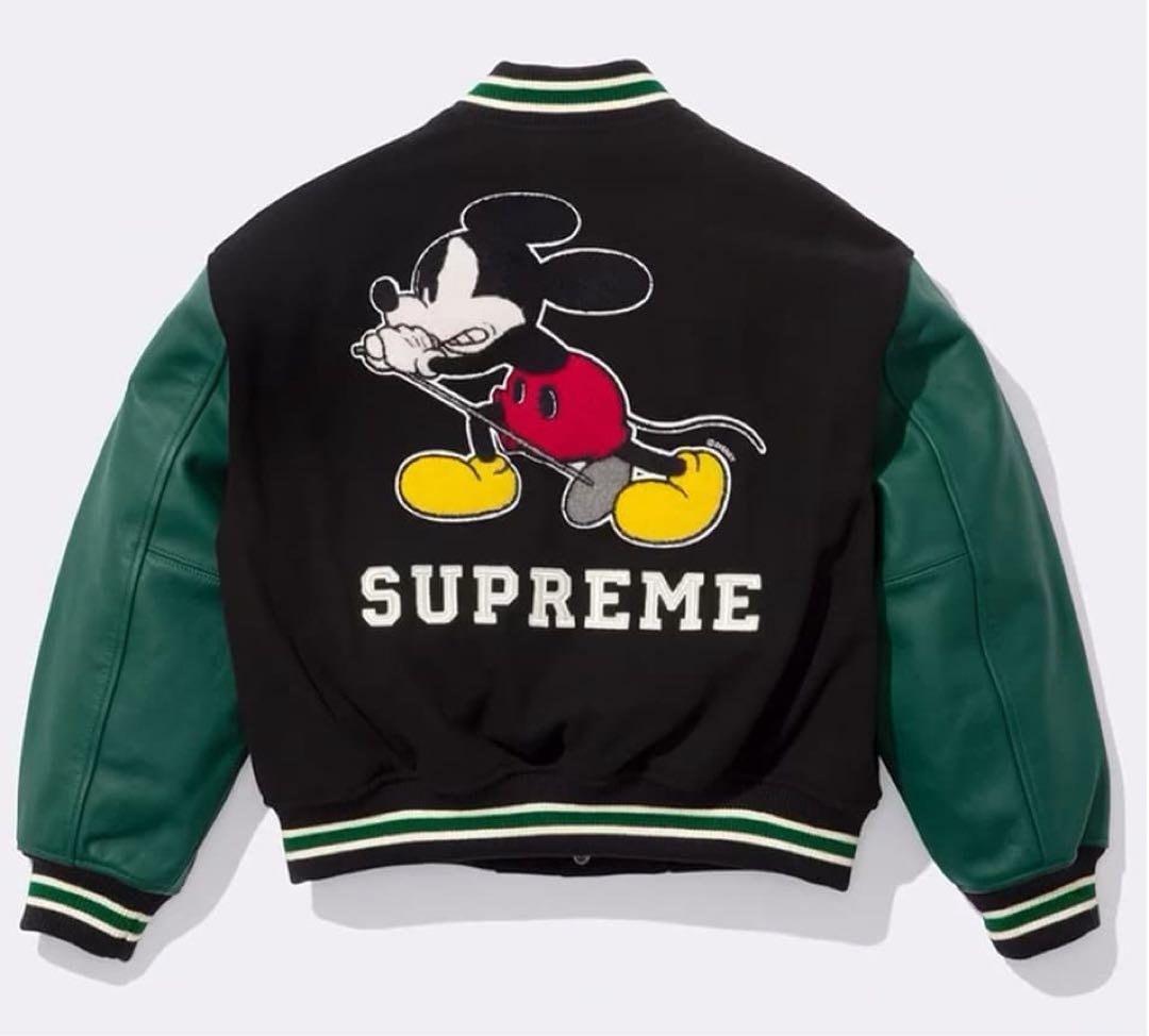 ジャケット・アウター Supreme Number Nine Mickey Mouse Varsity