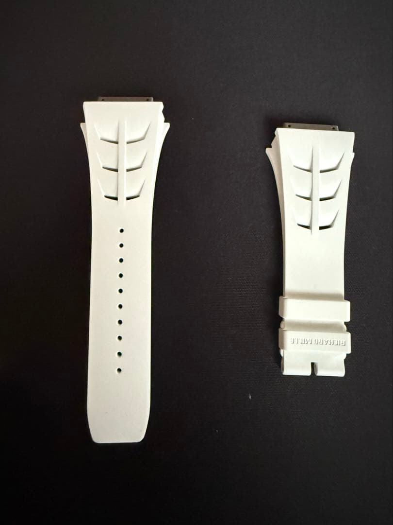 未使用　正規品　リシャールミル RM11-03 ホワイト　ラバーストラップ　M