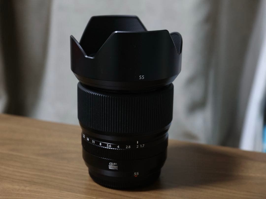 FUJIFILM GF55mmF1.7 R WR ［元箱•付属品完備］