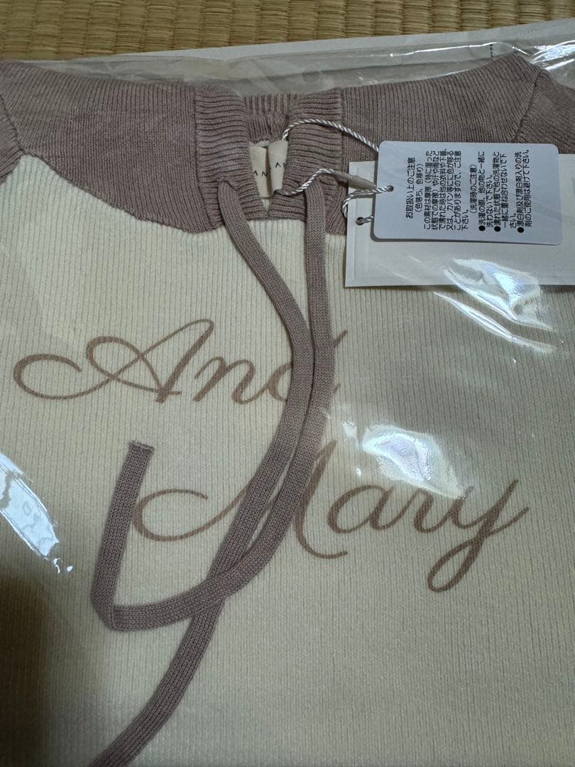 トップス Andmary Letter mary logo tops